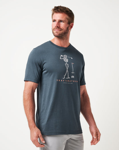 TravisMathew | Lost Swing Tee - Mood Indigo/Vintage Indigo