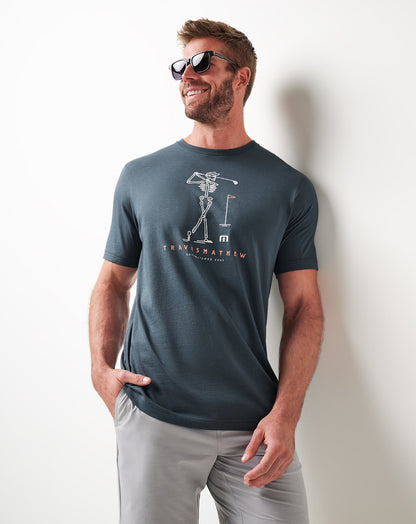 TravisMathew | Lost Swing Tee - Mood Indigo/Vintage Indigo
