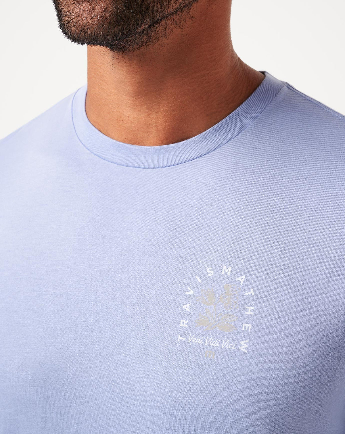 TravisMathew | Night Diver Tee - Heather Violet Storm