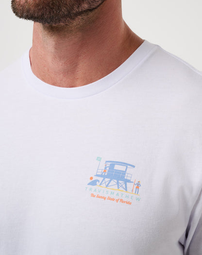 TravisMathew | Key West Kiss Tee - White