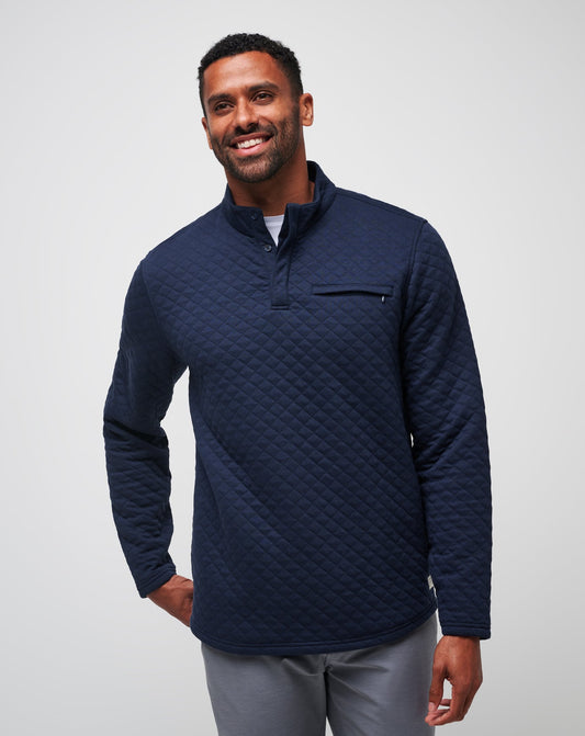TravisMathew | Transatlantic Quarter Zip - Total Eclipse