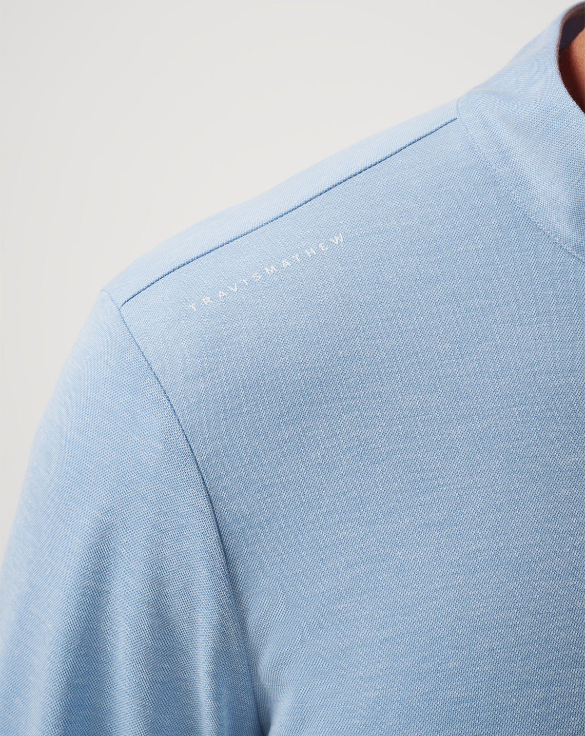 TravisMathew | Texas Rangers Time To Tailgate Quarter Zip - Heather Blue