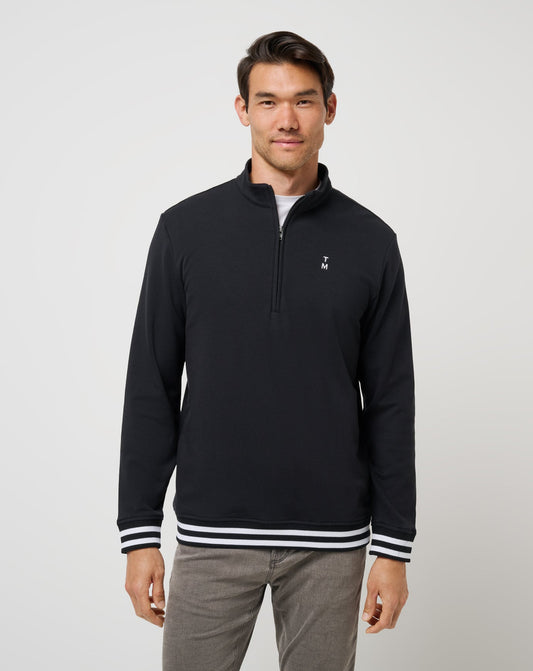 TravisMathew | Happier Hour Quarter Zip - Black