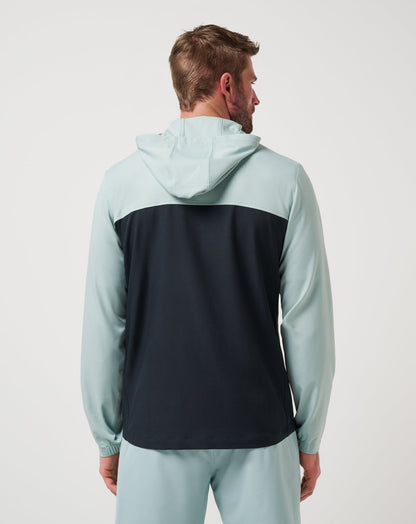 TravisMathew | Coin Toss Quarter Zip Hoodie - Gray Mist