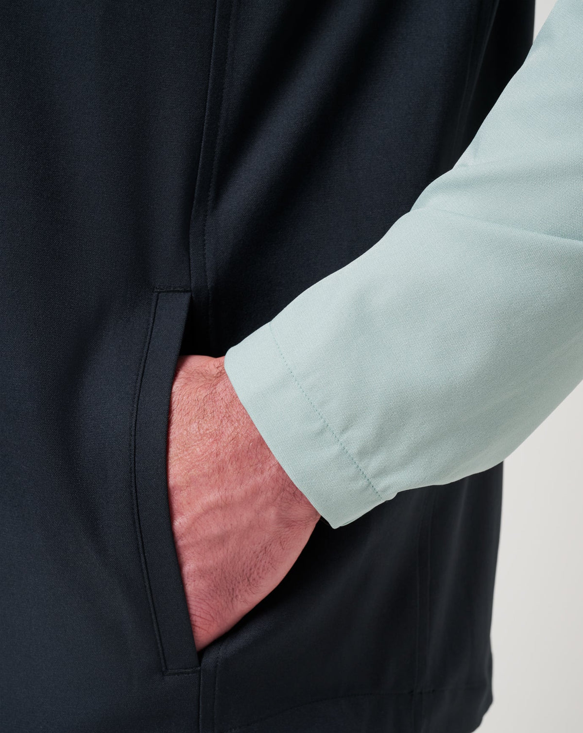 TravisMathew | Coin Toss Quarter Zip Hoodie - Gray Mist