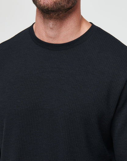 TravisMathew | Cloud Waffle Crew - Black