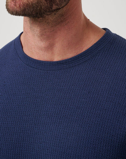 TravisMathew | Cloud Waffle Crew - Mood Indigo