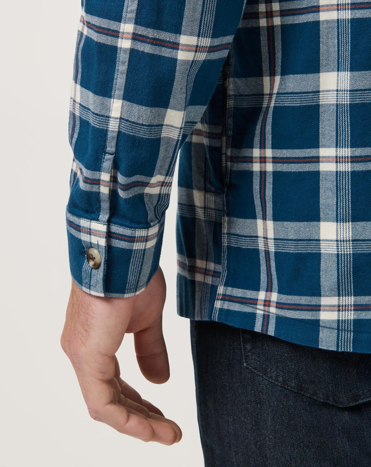 TravisMathew | Cloud Flannel Hooded Button-Up - Titan