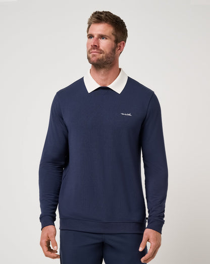 TravisMathew | Amenities Collar Crew - Total Eclipse
