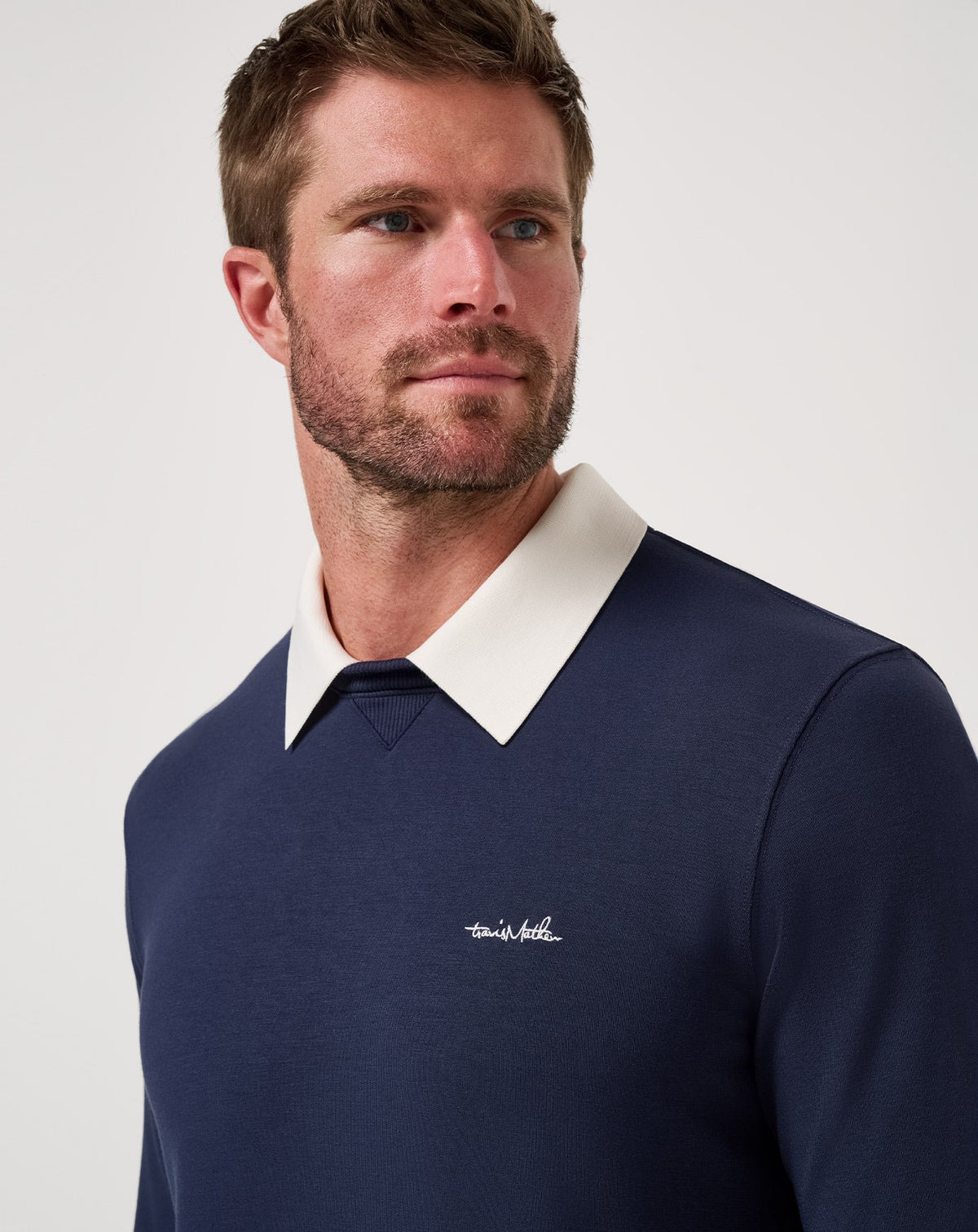 TravisMathew | Amenities Collar Crew - Total Eclipse