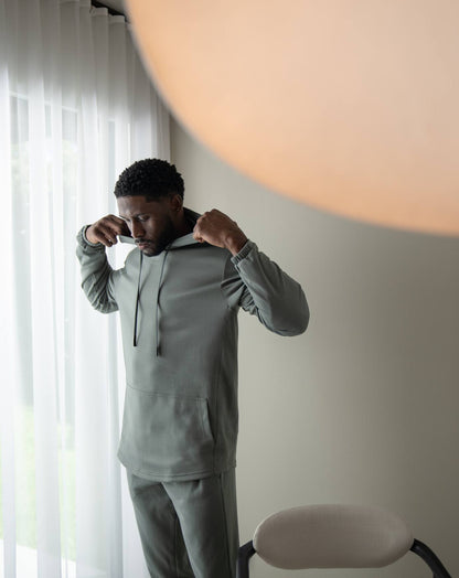 TravisMathew | Upgraded Tech Hoodie - Heather Grey