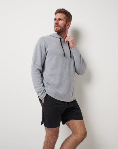 TravisMathew | Upgraded Tech Hoodie - Heather Grey
