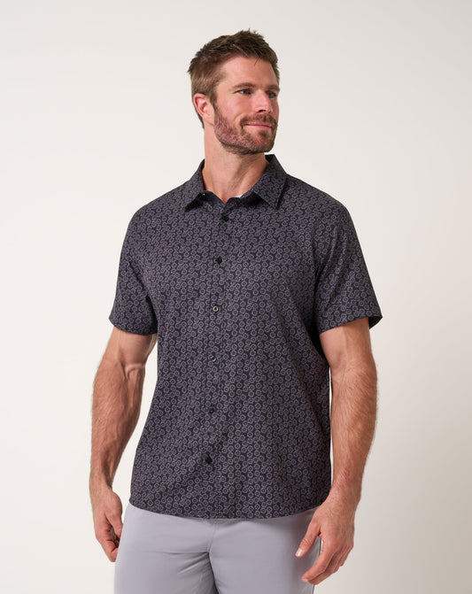 TravisMathew | Techwoven Sunlight Button-Up - Black