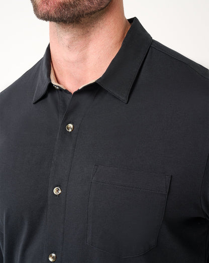 TravisMathew | Comfortknit TM Social Club Button-Up - Black