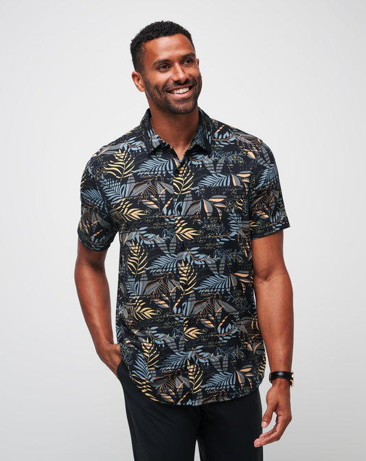 TravisMathew | Knit Hanabata Days Button-Up - Black