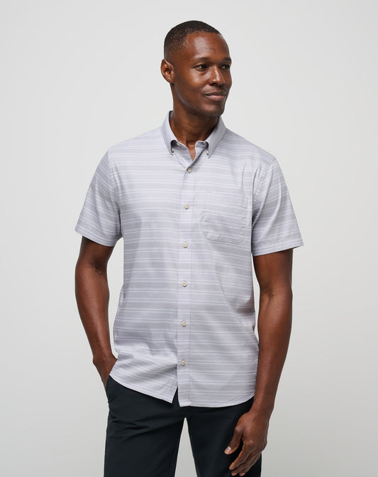TravisMathew | On The Table Button-Up - Micro Chip