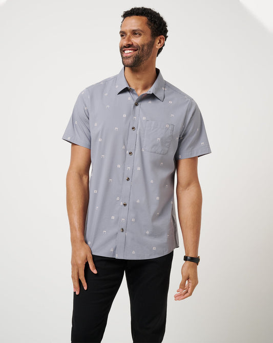 TravisMathew | French Riviera Button-Up - Quiet Shade