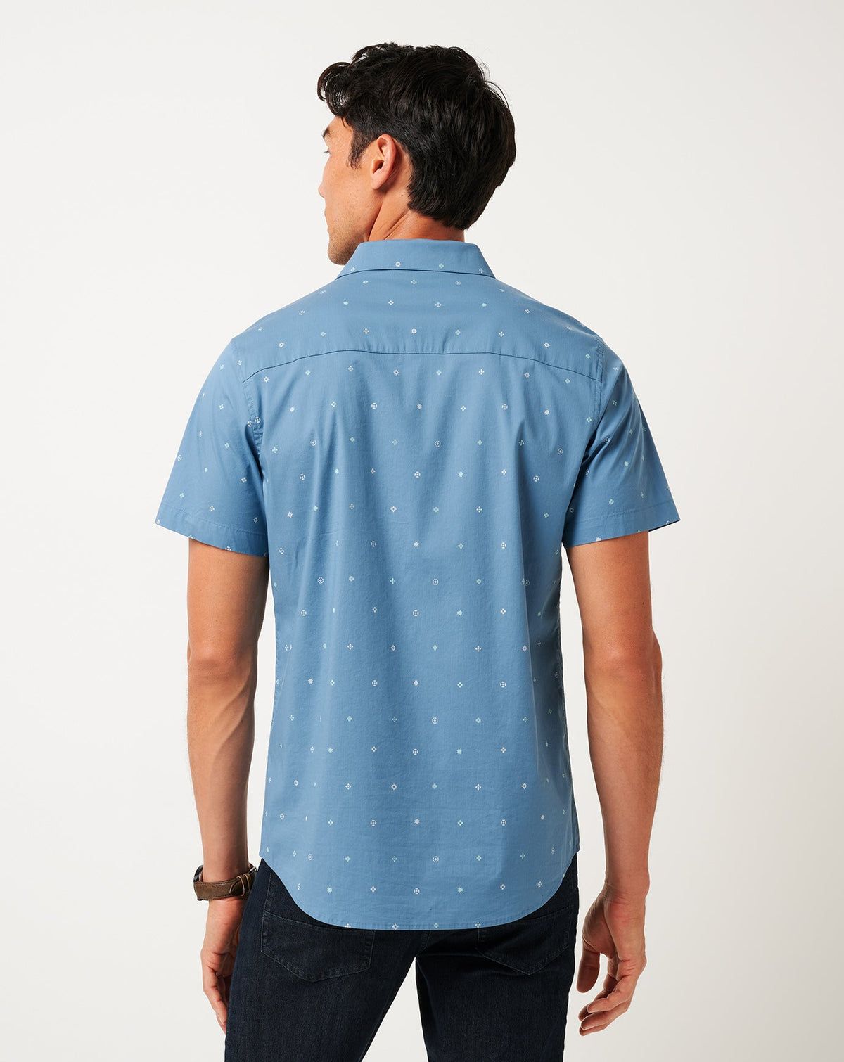 TravisMathew | Per Aspera Button-Up - Captains Blue