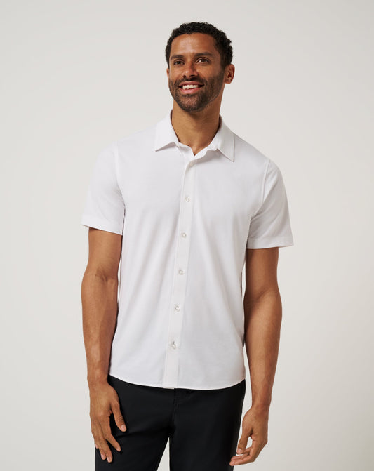 TravisMathew | The Heater Button-Up - White