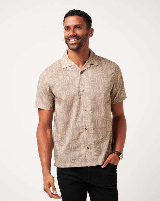 TravisMathew | Desert Sun Button-Up - Italian Sand