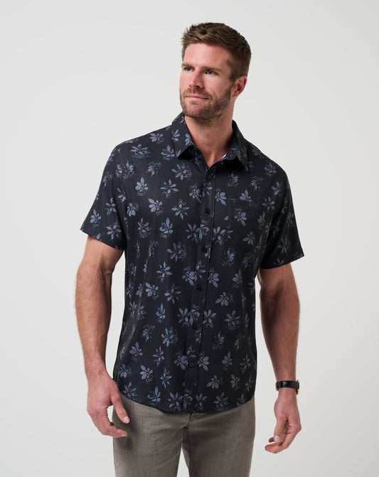 TravisMathew | Techwoven Seamate Button-Up - Black