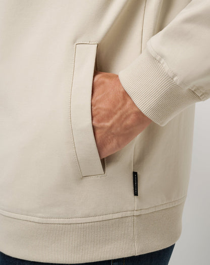 TravisMathew | Stretchknit Bomber Jacket - Italian Sand