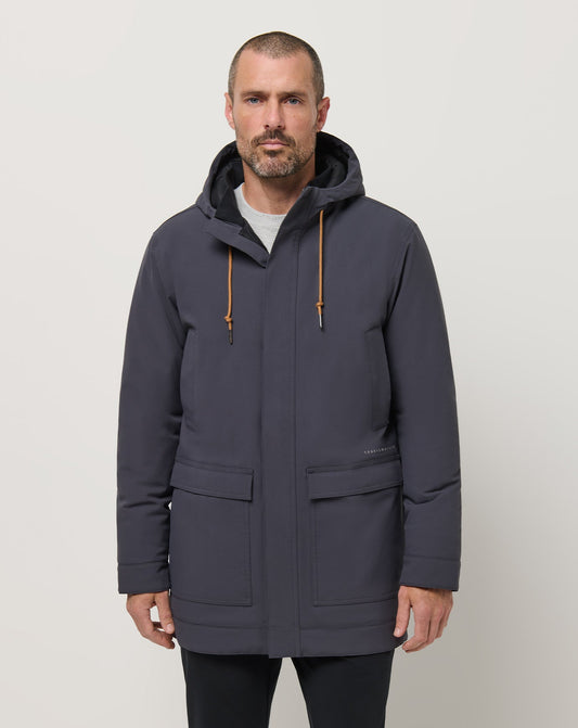 TravisMathew | Mountain Pass Long Jacket - Ebony