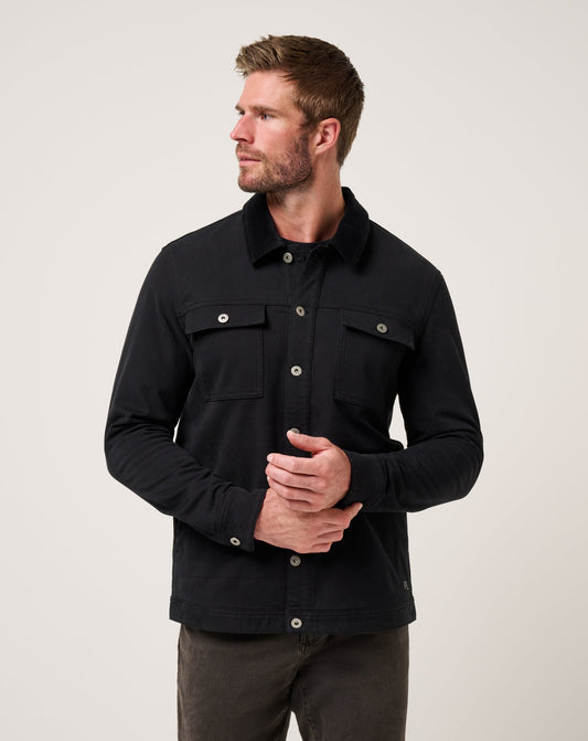 TravisMathew | Cloud Denim Cord Jacket - Black
