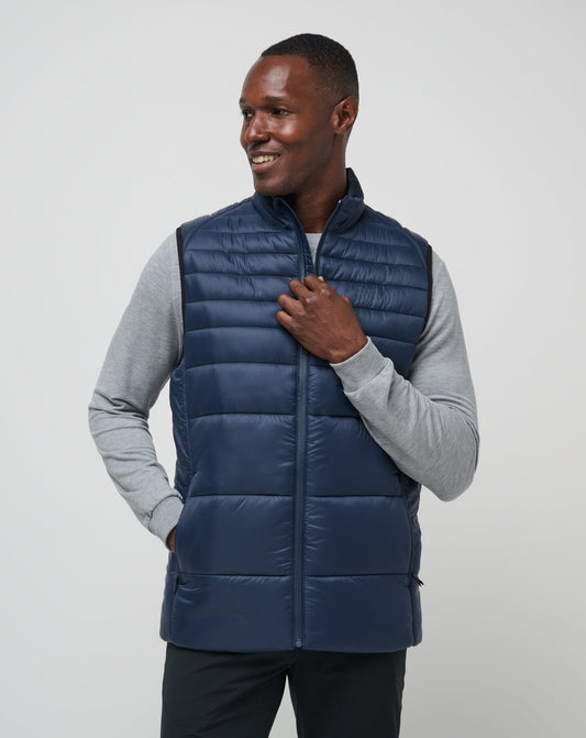 TravisMathew | Aves Tech Puffer Vest - Total Eclipse