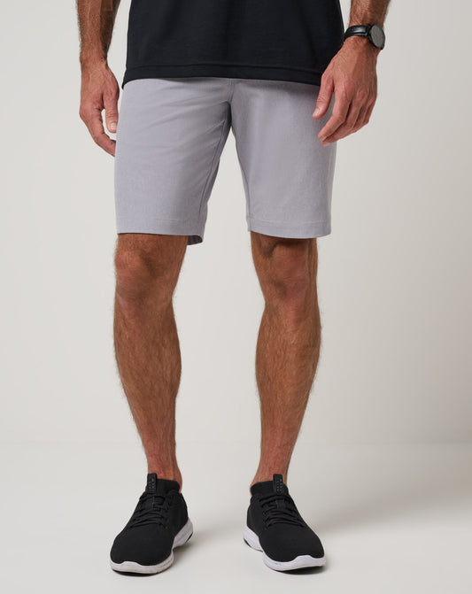 TravisMathew | Beck 2.0 Short 10In - Heather Sleet