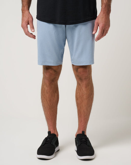 TravisMathew | Beck 2.0 Short 10In - Heather Ash Blue