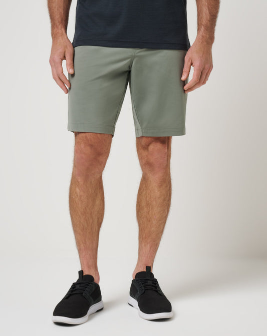 TravisMathew | Tech Knit Short 9In - Dark Olive