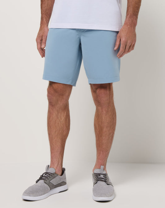 TravisMathew | Tech Knit Short 9In - Ash Blue
