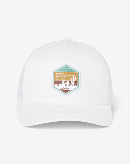TravisMathew | High Desert Horizon Snapback Hat - White