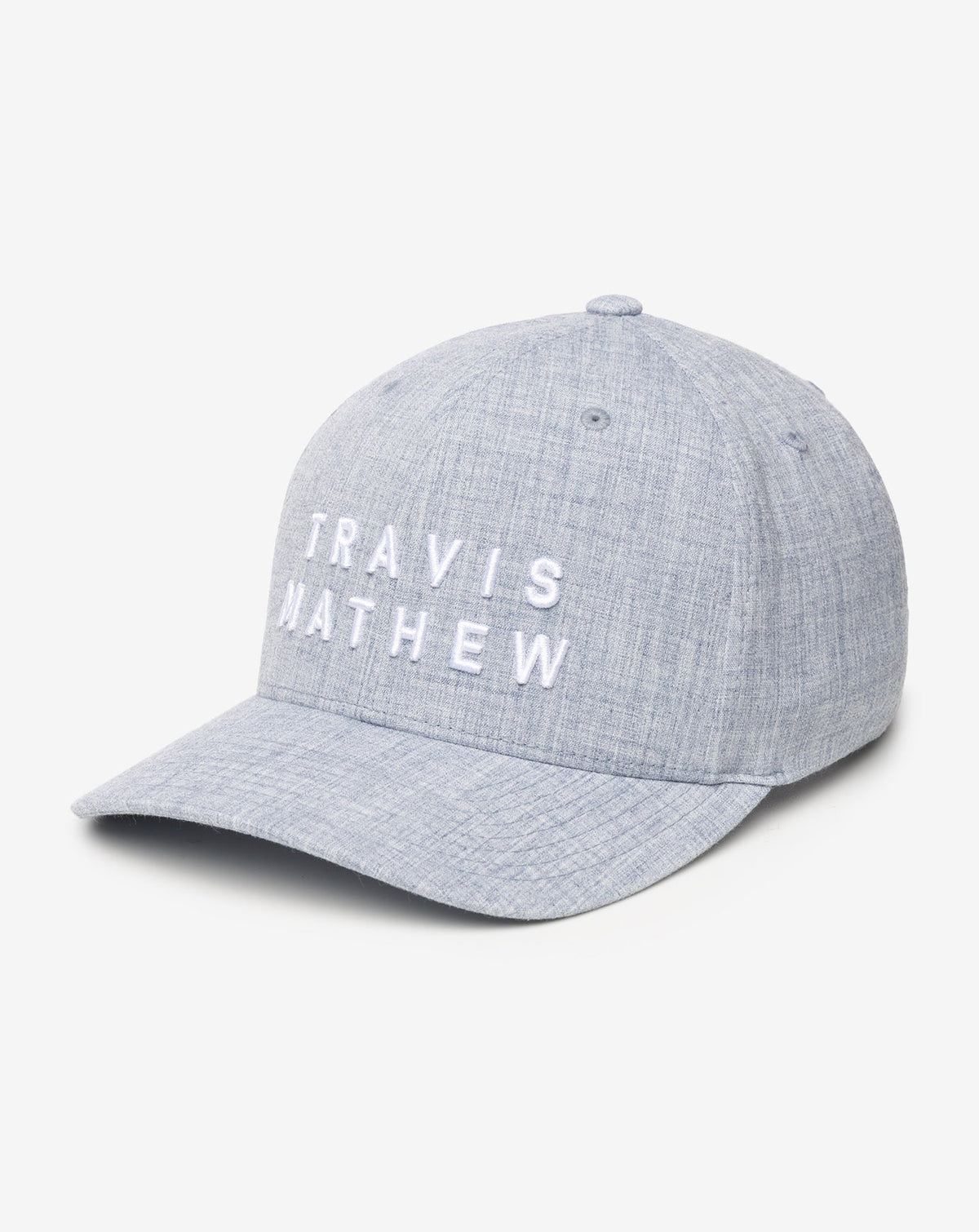 TravisMathew | Rockdale Snapback Hat - Heather Light Blue