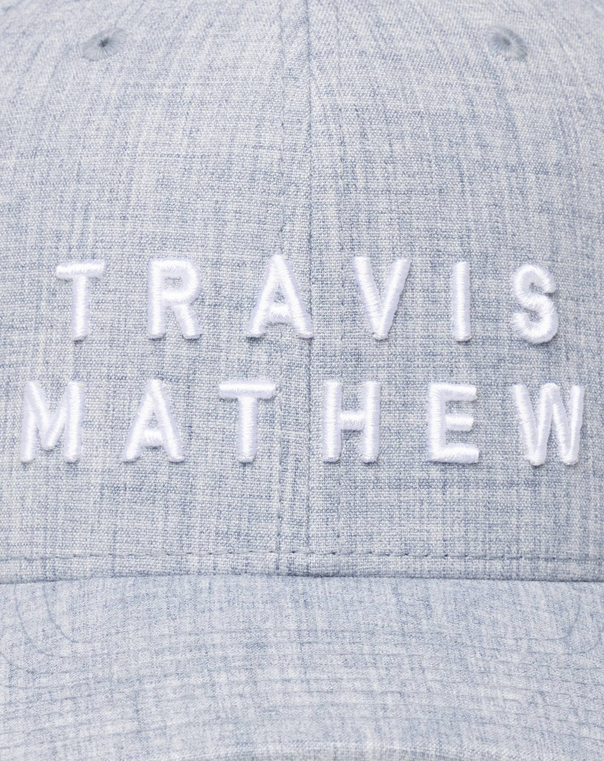 TravisMathew | Rockdale Snapback Hat - Heather Light Blue