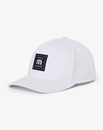 TravisMathew | Final Boarding Snapback Hat - White