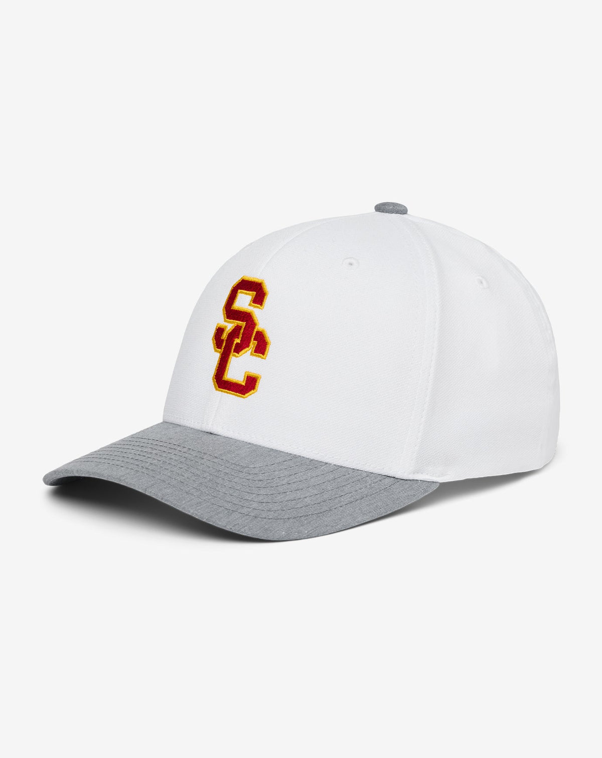 TravisMathew | USC Go Around Snapback Hat - White/Heather Grey