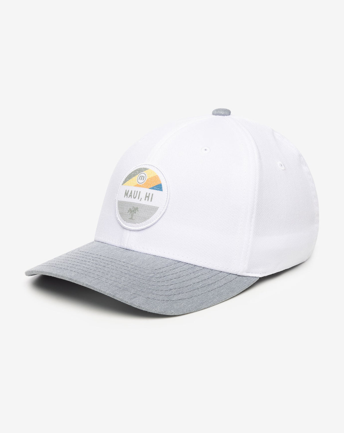 TravisMathew | Test The Waters Fitted Hat - White
