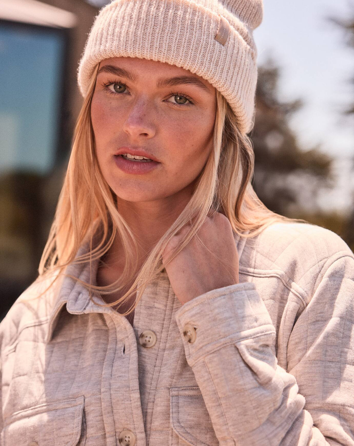 TravisMathew | Meadow Beanie - Heather Savannah Tan