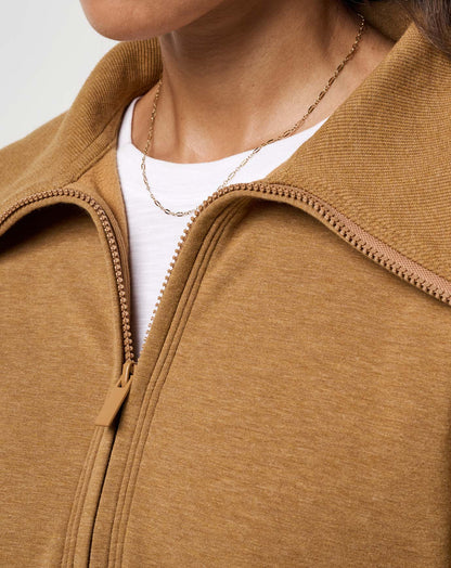 TravisMathew | Save The Day Cloud Half Zip 2.0 - Heather Spice