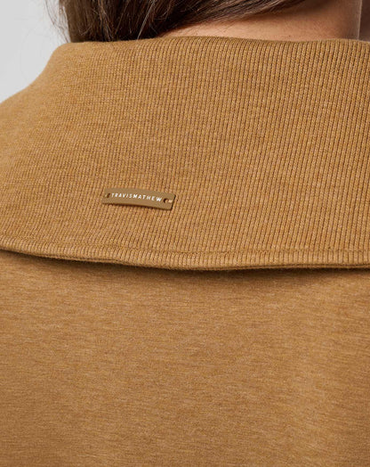 TravisMathew | Save The Day Cloud Half Zip 2.0 - Heather Spice