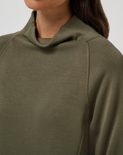 TravisMathew | Skyloft Soft Funnel Neck - Grape Leaf