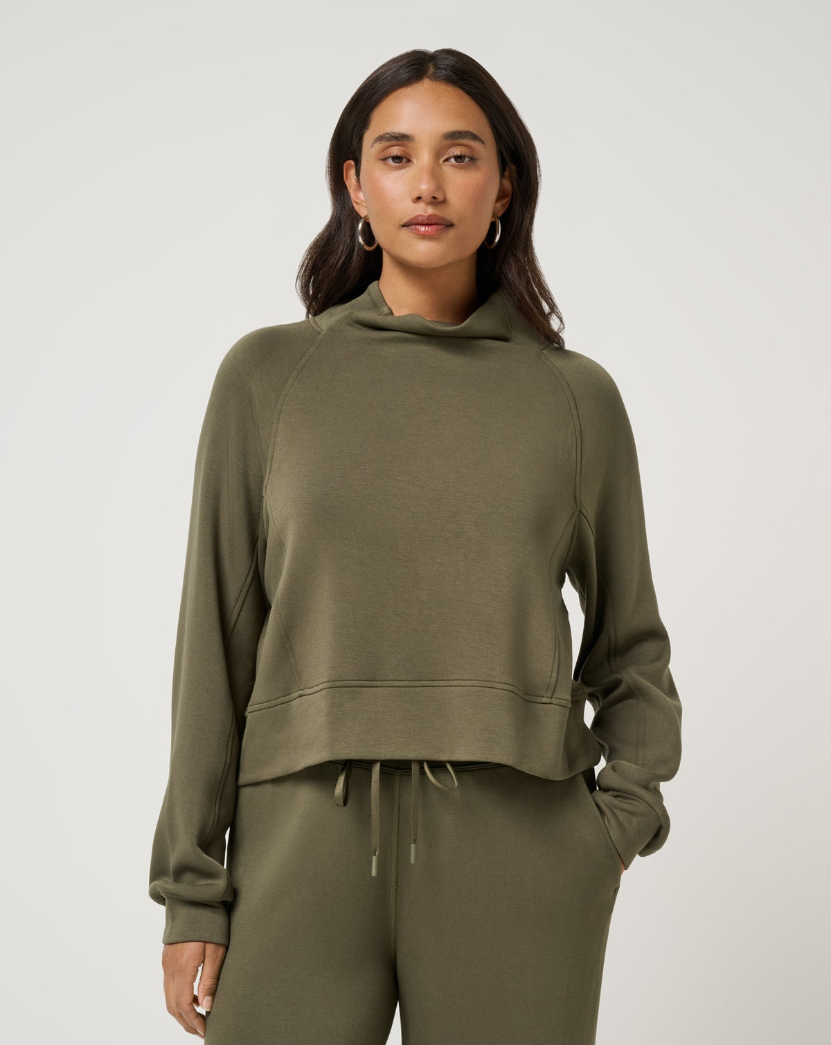 TravisMathew | Skyloft Soft Funnel Neck - Grape Leaf