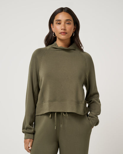 TravisMathew | Skyloft Soft Funnel Neck - Grape Leaf