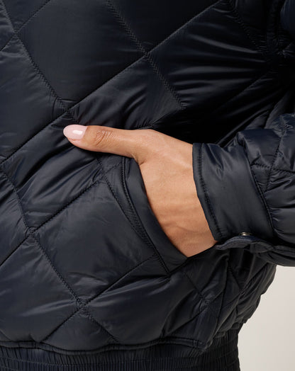 TravisMathew | Lights At Night Quilted Jacket - Obsidian