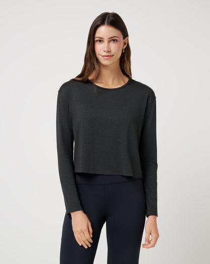 TravisMathew | Skyloft Light Celestia Top - Heather Black