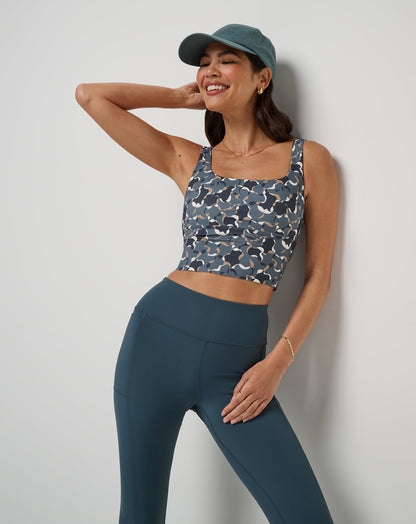 TravisMathew | Moveknit Printed Tank - Dark Slate Multi