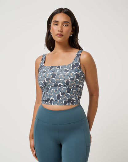 TravisMathew | Moveknit Printed Tank - Dark Slate Multi