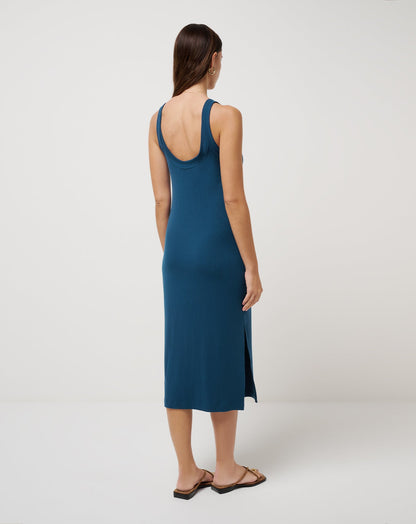 TravisMathew | Pinot Cloud Midi Dress - Poseidon